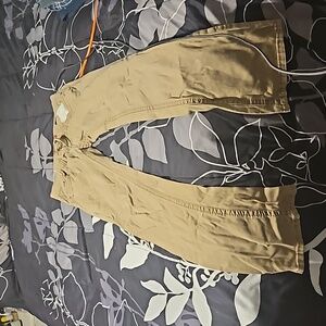 A pair of straight-legged Union Bay khakis.